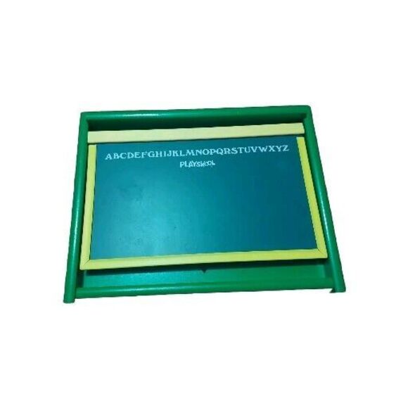 Playskool Chalk Board magnetic dry erase board vintage learning homeschool HTF - Picture 1 of 11